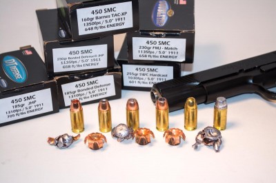 Doubletap Ammunition resurrected the 450 SMC cartridge.