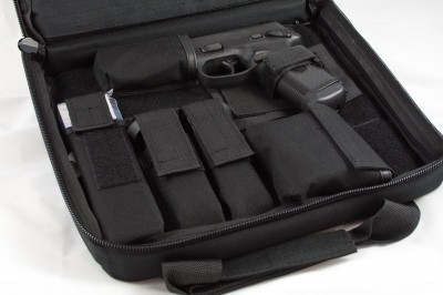 The included carrying case is a bona-fide range bag.
