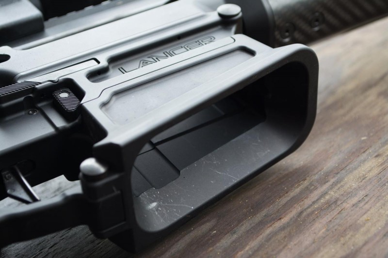The Lancer Adaptive Magwell just screams "feed me now!" You simply add it onto most mil-spec standard lowers.