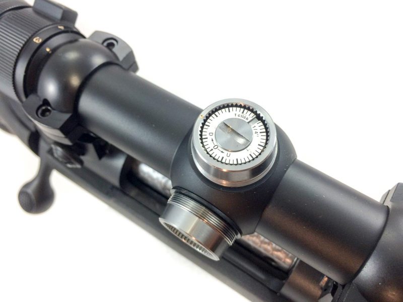 Most scopes use a 1/4-inch per click adjustment.