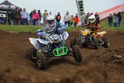 Root River Racing / ITP racer Noah Mickelson won the 90 Open (12-15) class at Wildcat Creek MX in Indiana.