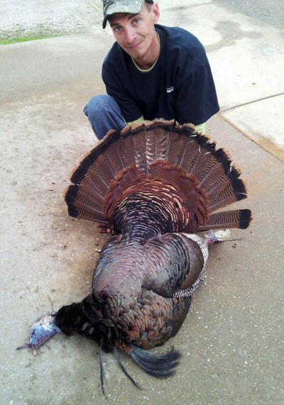 The turkey was only the second Daugherty had ever shot./