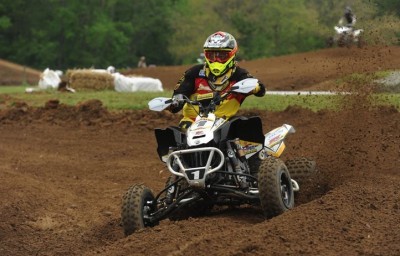 Travis Spader earned a total of five moto wins and two class overalls riding his BCS Performance-tuned Can-Am DS 450 at round four in Indiana.