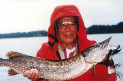 Clarence loved hunting for big northern pike.