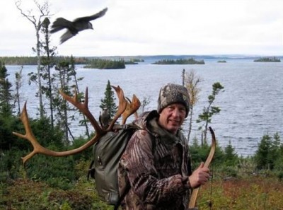 The author, Dennis Dunn in the fall of 2007 on a woodland Caribou hunt in Newfoundland.