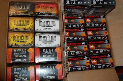 Just a sample of the ammo for testing. The AA Tracker ammo is a great tool for learning where you’re shooting.