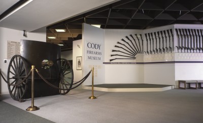 The perfect home defense gun? A gatling with iron shield? Buffalo Bill Center of the West photo by Chris Gimmeson