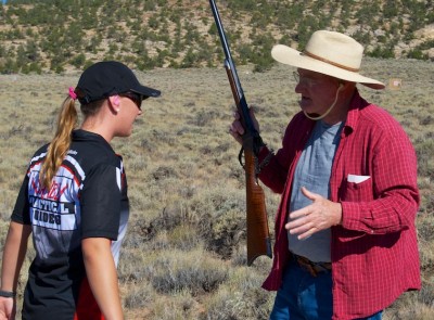 "Are you seriously telling me this huge black powder rifle has hardly any kick?" But seriously, volunteers were on hand to teach, assist and welcome. Thanks!