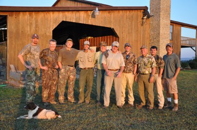A dove hunt in the South is truly a social event.