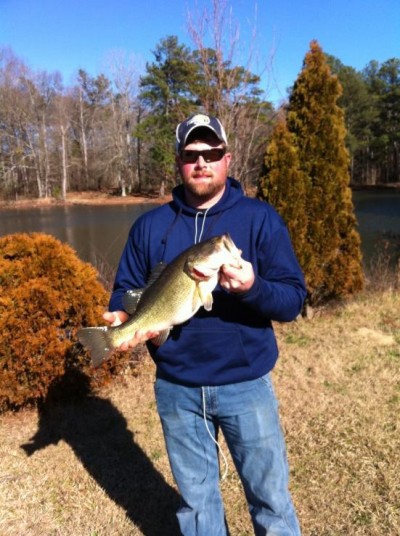 Eric Page, 32, of Fayetteville, Georgia, works his 40-hours-per-week job at Great America so that he can pursue his favorite pastime: fishing. 
