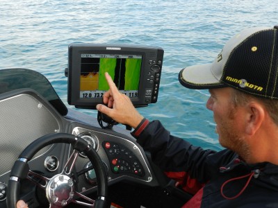 I use a Humminbird GPS unit on both the front and rear of my boat. The device helps me see exactly where I’m at all the times.