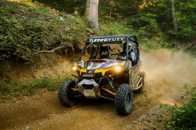 Kyle Chaney (JB Off-Road / Can-Am) piloted his Can-Am Maverick 1000R X rs to the QR1 class overall win at round seven of the UTV Rally Raid Northern Series in Tennessee.
