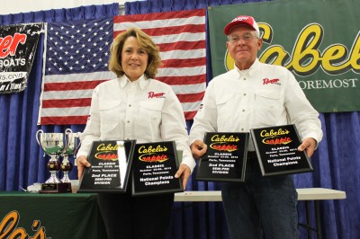 Henry and Jo Haley came in second with a 2-day total of 19.58 pounds.