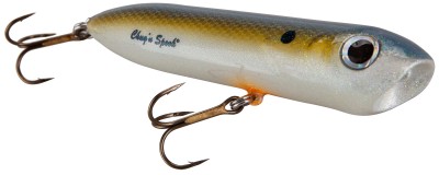 Topwater baits float and are made to resemble vulnerable surface prey and usually used over shallow water with either a steady retrieve or an erratic motion to resemble an injured baitfish or other critter.
