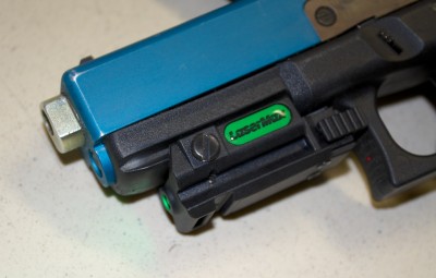 I used this Simunitions Glock conversion with a prototype Native Green UNI-MAX in the Gunsite Playhouse - in broad daylight.