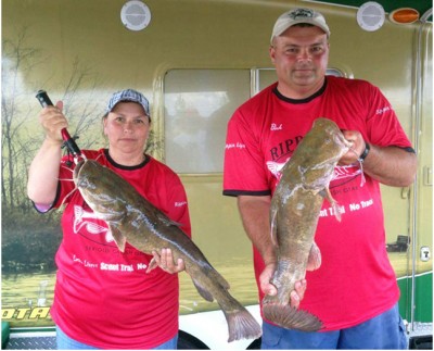 Husband and wife team James and Janet Fox have competed togeter in the Cabela’s King Kat tournament since 2003.