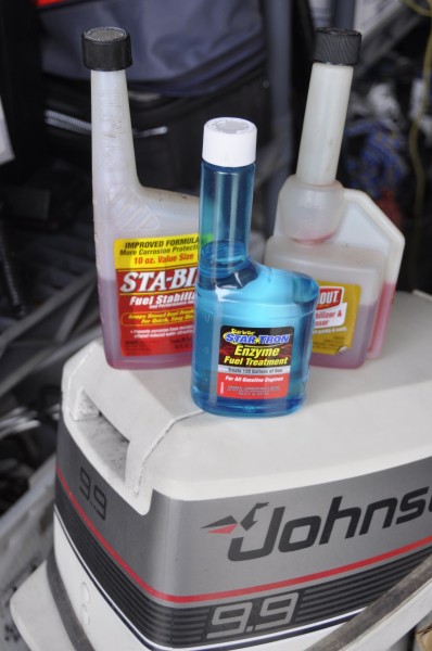 When it’s time to put the boat away for the season, either top off or drain the gas tanks to make sure the fuel you start with next season is up to the task.