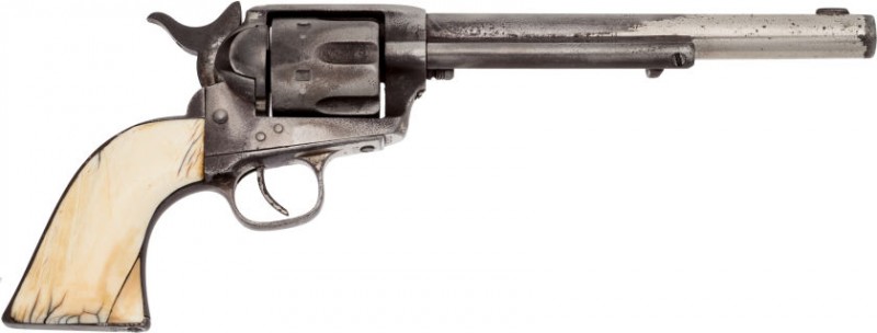 This Colt Single Action Army .45 revolver is believed to have once belonged to Jesse James.
