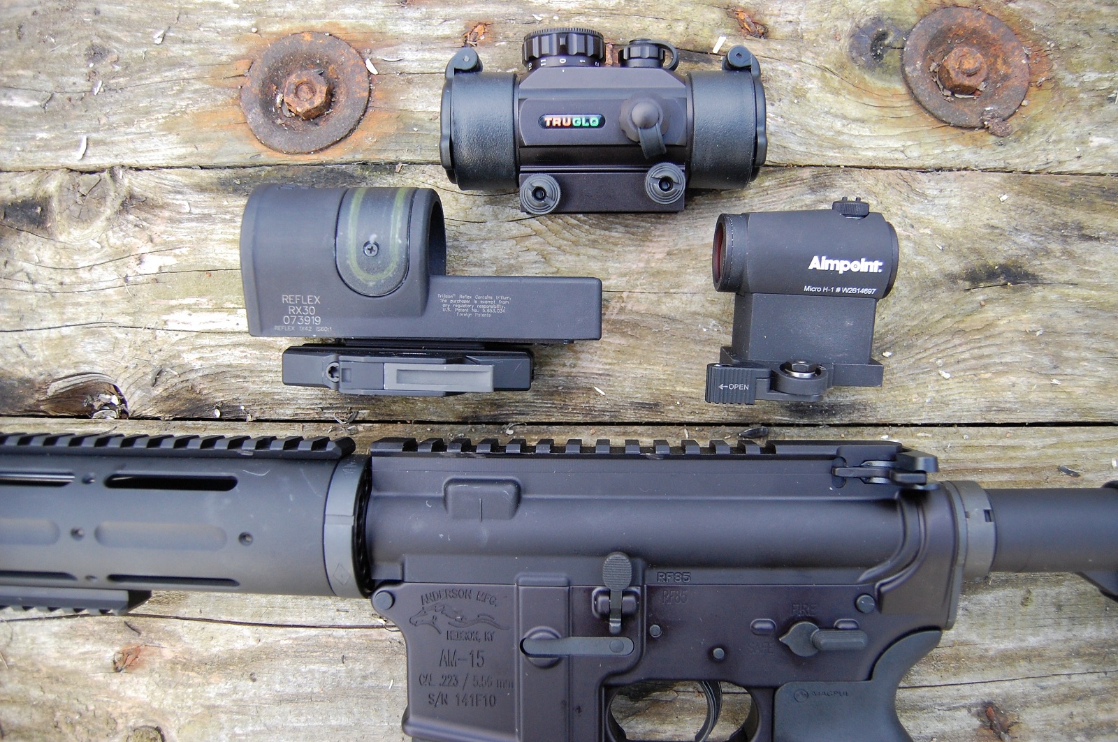 Details about   TRUGLO RED-DOT 30MM 3CLR AR BLK 