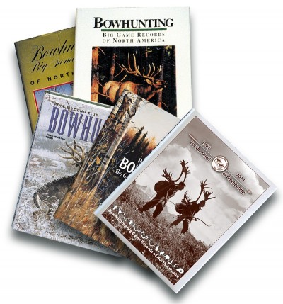 Bow hunting record books.