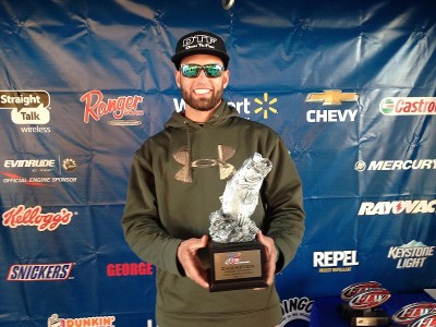 Co-angler Jessey Rudolph of Deltona, Fla., won the Jan. 18 Gator Division event on Lake Okeechobee with 12-pound, 10-ounce limit. He was awarded $3,000 for his victory.