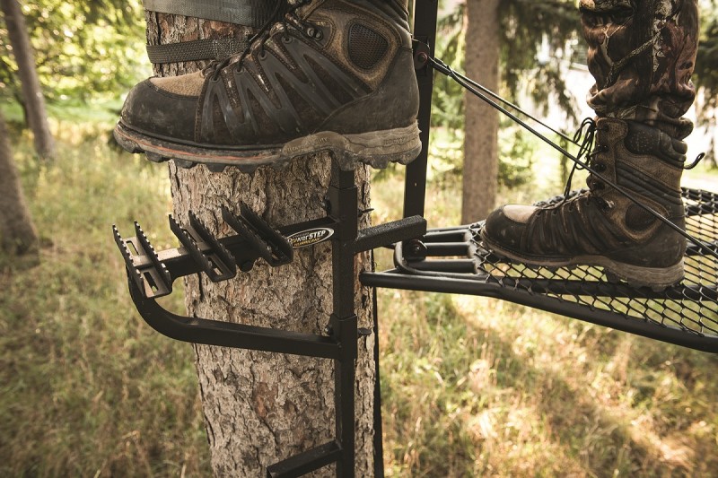 The Hurricane Safety Systems Treestand PowerSTEP. Image courtesy Hurricane Safety Systems.