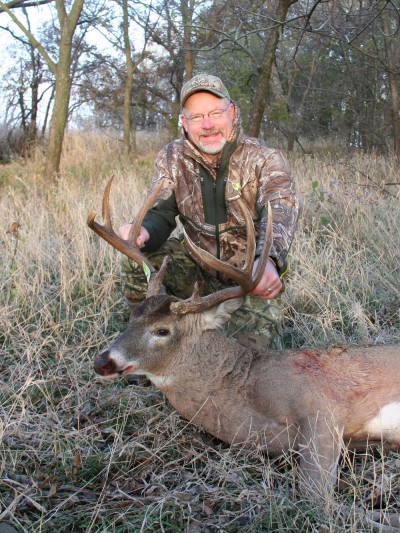 This Kansas buck the author took on November 6, 2013 is one of the largest he has taken on public land in a dozen years of being a freelance traveling bowhunter.