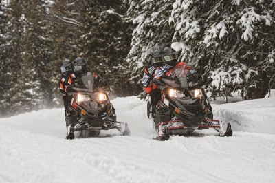 Be honest about your skills and where you think you'll be riding most often. It'll help you choose which machine is right for you. Image courtesy Arctic Cat.