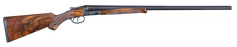 A right-side view of the restored and upgraded shotgun.