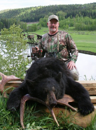 The author took this bear on the sixth day of a British Columbia spot and stalk hunt. He saw a total of 42 bears on the excursion.