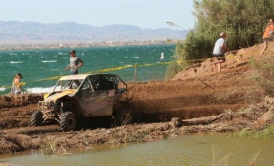 Team Del Amo MS / ITP racer Kyle Melville took second in the SxS 1000 class using Black Water Evolution tires on his Can-Am.