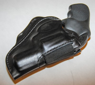 The BLACKHAWK! Leather Speed Classic for J-Frame revolvers.
