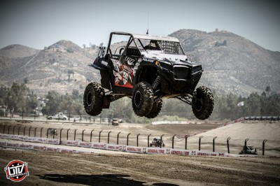Driving his No. 716 Polaris, ITP racer Cody Rahders won the Walker Evans RZR class at round three of LORORS in Southern California. (Photo by Shilynn Milligan // UTVUnderground.com)