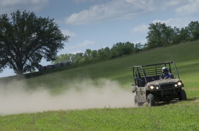 While not a speedster, the Pro FXT will top out around 45 mph, plenty fast for a recreational or utility machine.