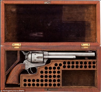 This Colt 1873 Frontier Six Shooter remained in Cody's personal collection even after the end of his Wild West Tour. 