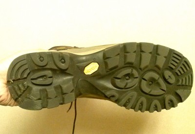 The Vibram Contact sole is especially well-suited to rocky terrain.