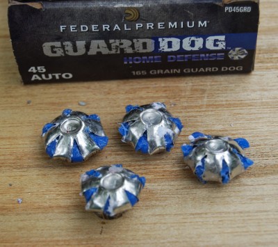 Expansion results for Federal Guard Dog EFMJ were impressive.