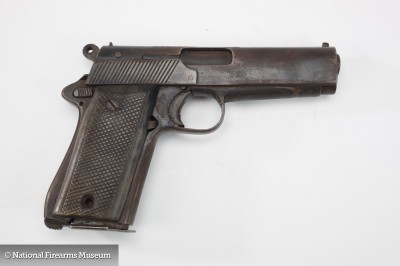 Is this Viet Cong copy of a 1911 really a 1911? Some of the controls are cosmetic only and it's a smooth bore! Image courtesy of the NRA National Firearms Museum.