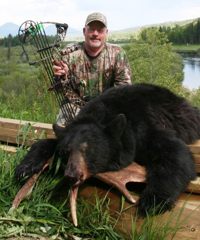 The author deeply enjoys bear hunting, and has shot bears with his bow across the United States and Canada.