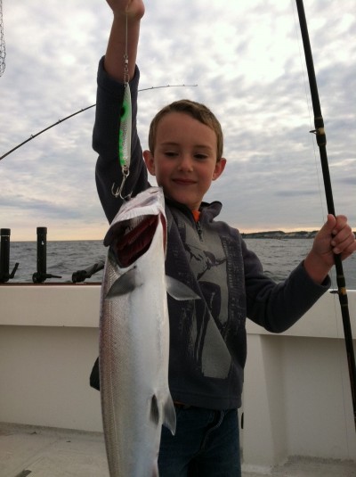 Kids love to catch fish, so now's a great time to get kids out on the water. Chase Frolenko loves fishing with his dad whenever he can.