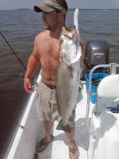 Bruce Howle Jr. landed a 30-inch gator trout near Dauphin Island that was at estimated at 10 pounds. 