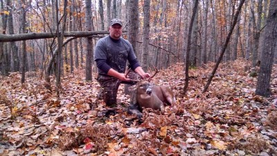 Rich Lagerquist took this great buck in Manistee County after a long week at work. Image courtesy Rich Lagerquist.