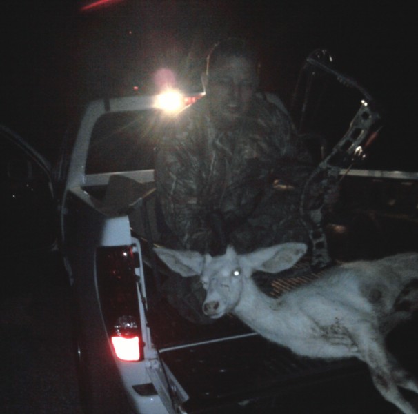Jeff Foster said he practically tripped over this deer on a 2011 hunting trip.