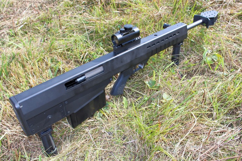 The Leader 50 A1, a new semiautomatic bullpup in .50 BMG. Image by Edward Osborne.