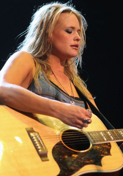 Miranda Lambert performing in Dallas, Texas in 2007. Image from user Lukelambert on the Wikimedia Commons.
