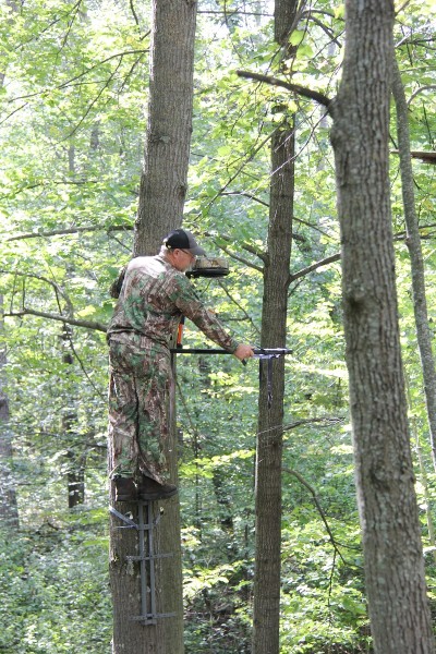 Some locations are good year after year. You can put your treestand up well before the season and leave it there until you are ready to hunt because you know when the time comes, the spot is going to offer opportunities to shoot a buck. 
