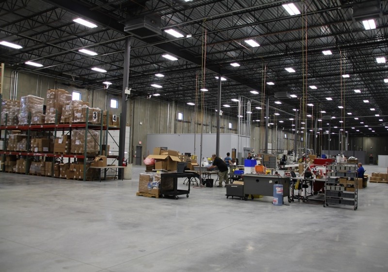Part of the new Lancer Systems factory near Bethlehem, Pennsylvania.