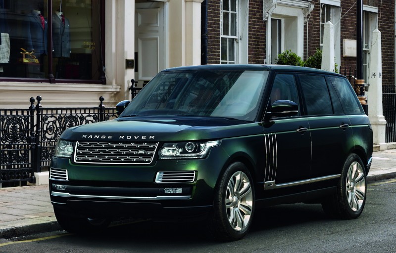 An exterior view of the Range Rover.
