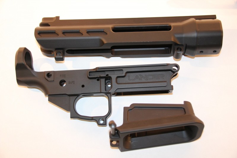 Billet components of the L30 rifle include the Tactical Magwell and lower and upper receivers.