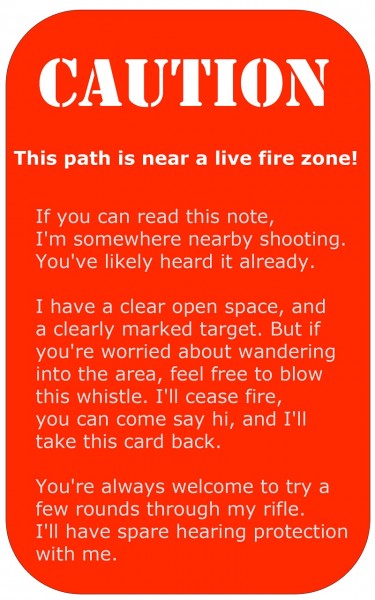 Shooting-Warning